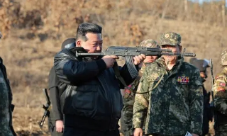 【视频】金正恩视察作战训练基地 促军方加强战争准备