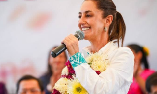 【视频】墨西哥执政党总统候选人辛鲍姆宣布胜选 将成墨首位女总统