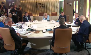 【视频】G7峰会召开卡尼吁各国求同存异 特朗普无意签署联合声明提前返美