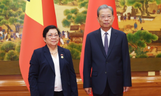 【视频】赵乐际韩正分别会见东帝汶国民议会议长费尔南达