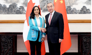 【视频】王毅北京晤加拿大外长 冀中加排除干扰重建互信